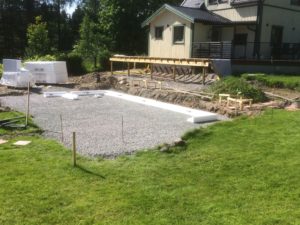 Betongplatta pool